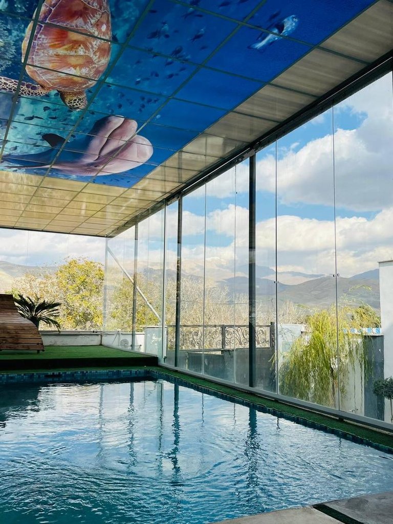 ویلا دوخوابه دوبلکس استخردار آبگرم سعادتی