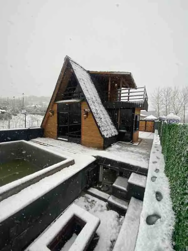 کلبه یک خوابه سوئیسی استخردار آبگرم سوما - انتخاب عنوان تصویر