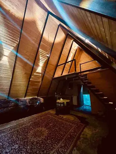 کلبه کلبه جنگلی بام 6