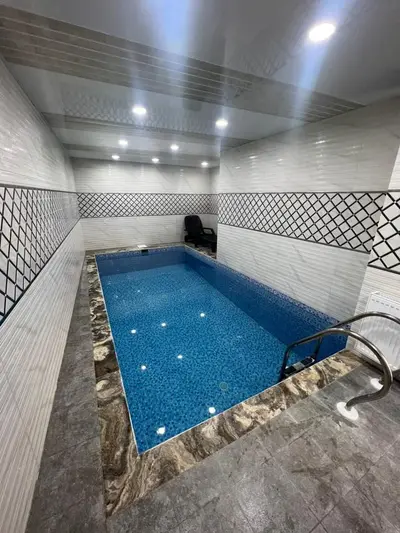 کلبه دوخوابه چوبی استخردار آبگرم پاشا