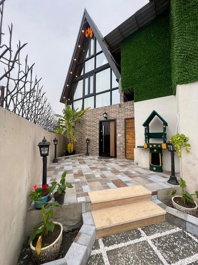 کلبه دوخوابه چوبی استخردار آبگرم پاشا