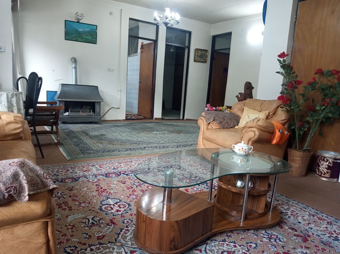 آپارتمان آپارتمان تک خوابه درمرکزشهرپل سفیدبا چشم انداززیبا