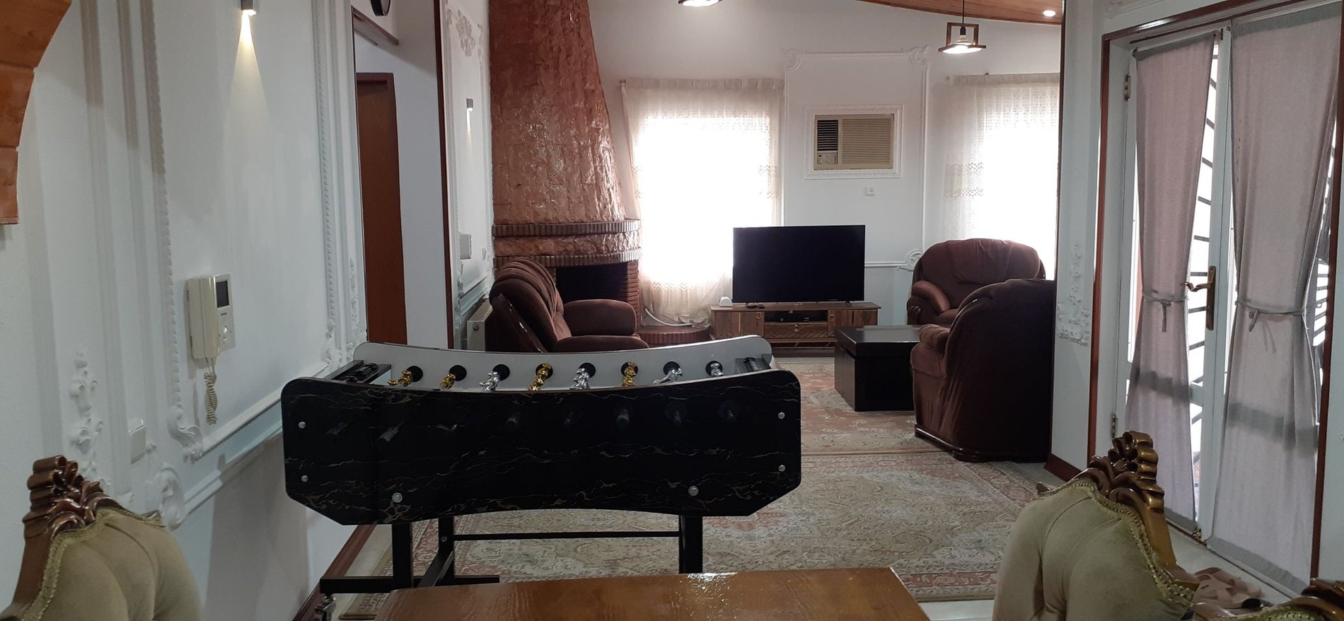 ویلا دوخوابه استخردار آبگرم نسترن 5 - نماازآشپزخانهبهسالن