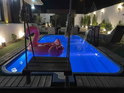 ویلا دوخوابه استخردار آبگرم رجایی 3