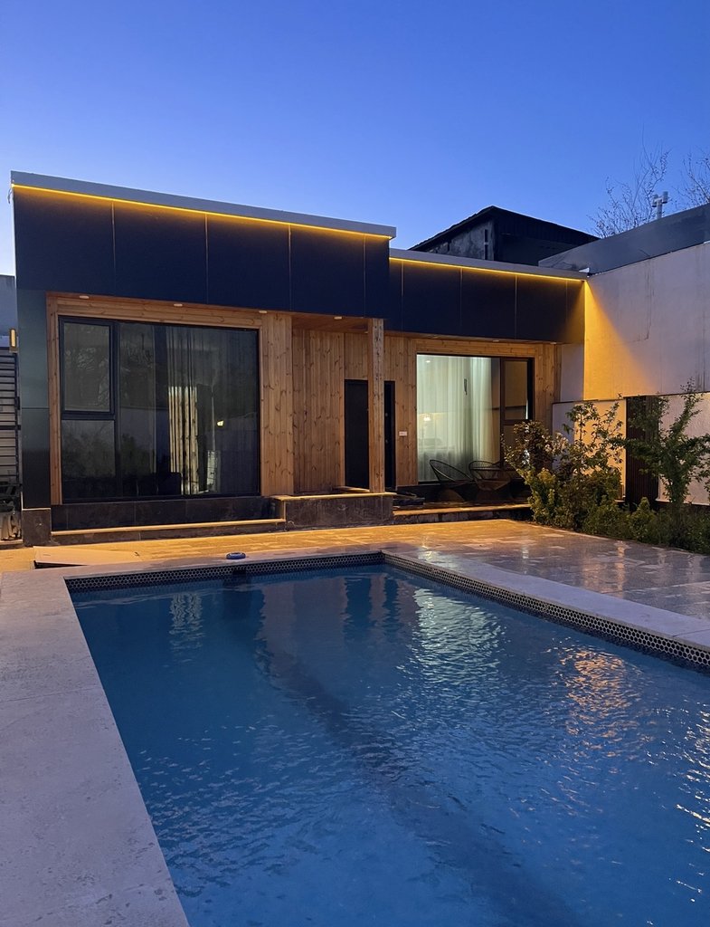 ویلا دوخوابه استخردار آبگرم بهار 19