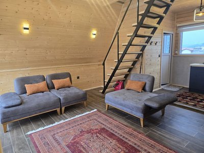 کلبه یک خوابه جکوزی دار پاییز