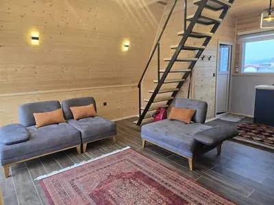 کلبه یک خوابه جکوزی دار پاییز