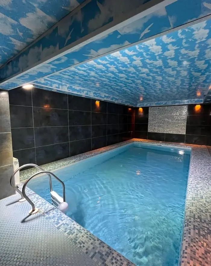 ویلا چهارخوابه استخردار آبگرم گلستان 3 - استخر ویلا