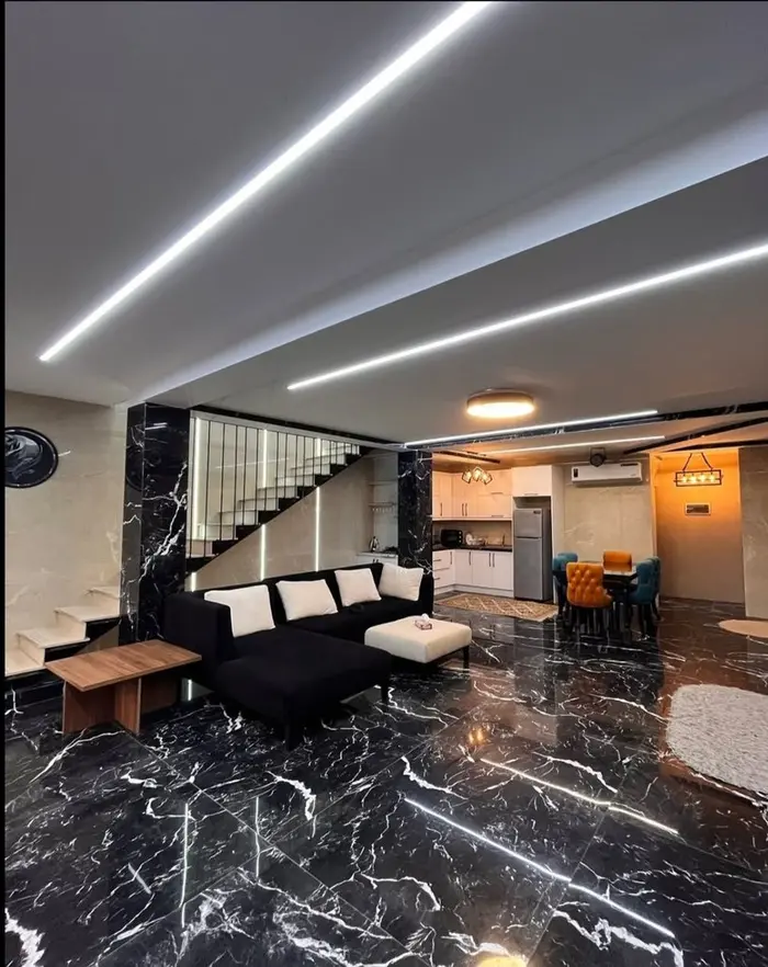 ویلا چهارخوابه استخردار آبگرم گلستان 3 - فضای پذیرایی طبقه اول