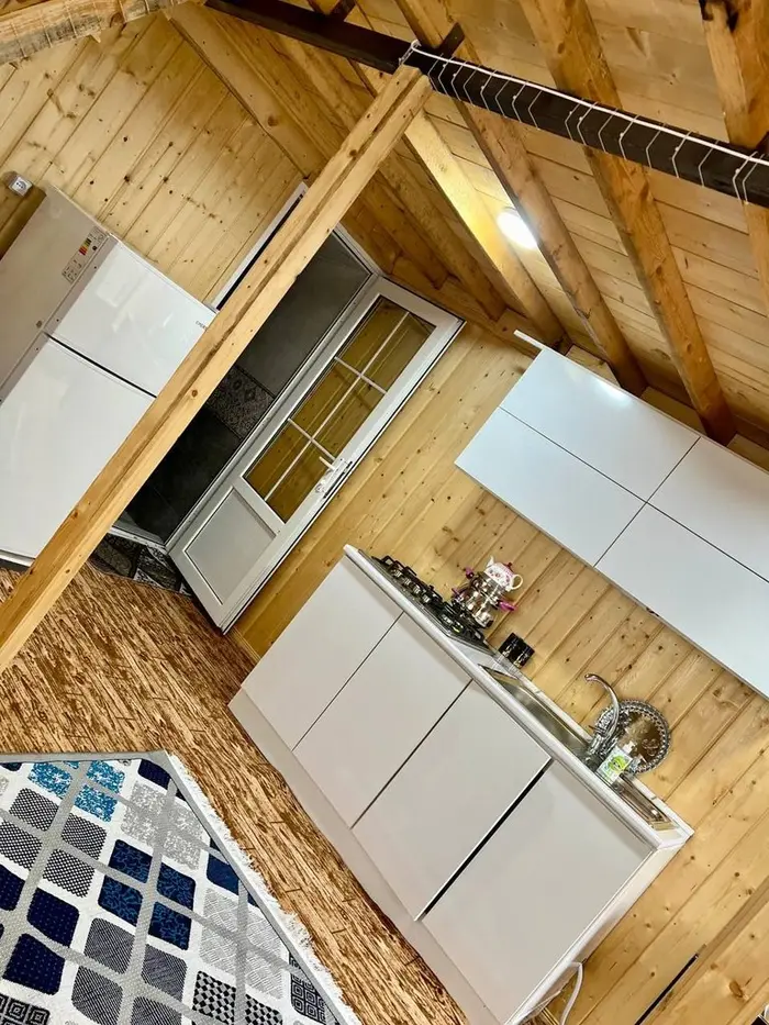 کلبه یک خوابه چوبی علیپور