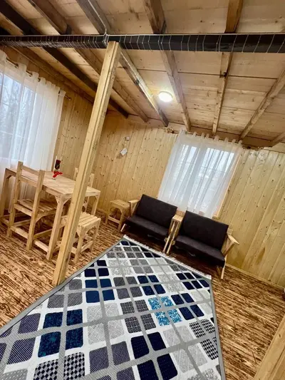 کلبه یک خوابه چوبی علیپور