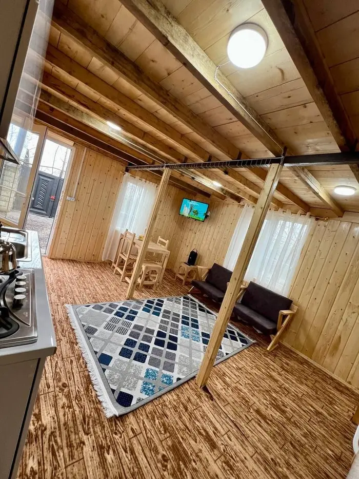 کلبه یک خوابه چوبی علیپور