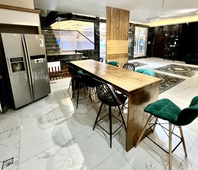 ویلا سه خوابه استخردارآبگرم نخل10