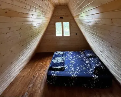 کلبه یک خوابه جنگلی جکوزی دار فرید