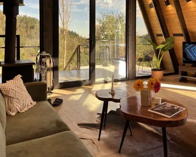 کلبه یک خوابه جنگلی هومان