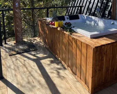 کلبه یک خوابه جنگلی هومان