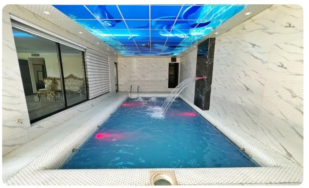 دوخوابه استخردار آبگرم باغ آیهان