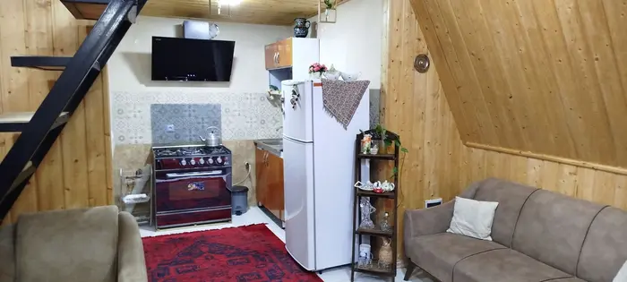 کلبه یک خوابه چوبی عشق