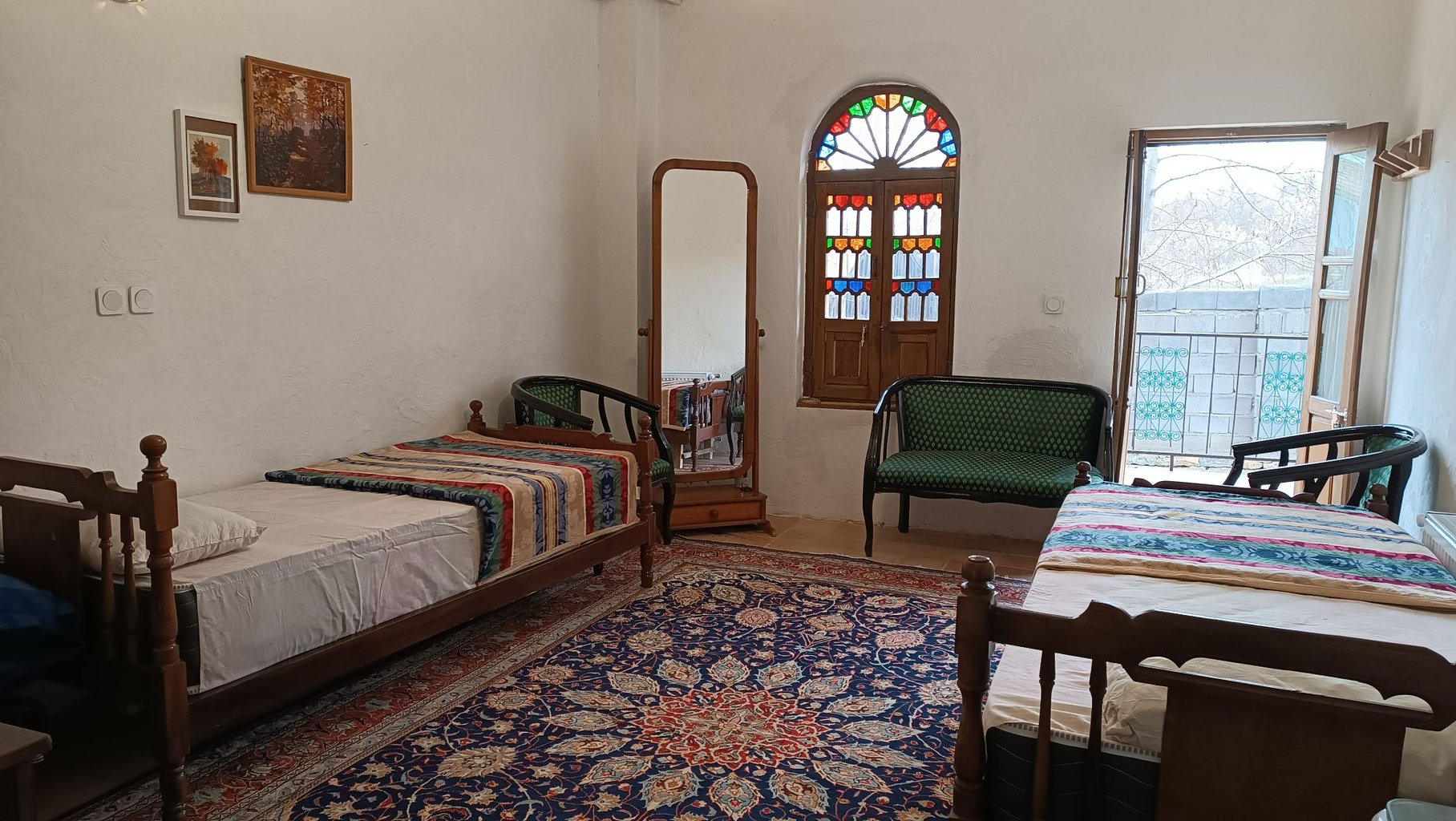 سوئیت باغ آسمان - اطاق دو تخته