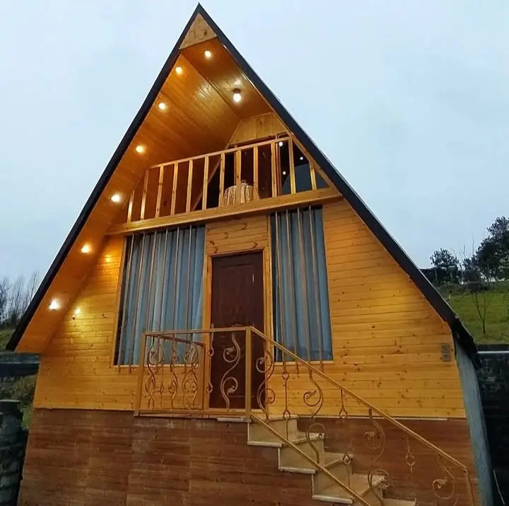 کلبه یک خوابه سوئیسی باران