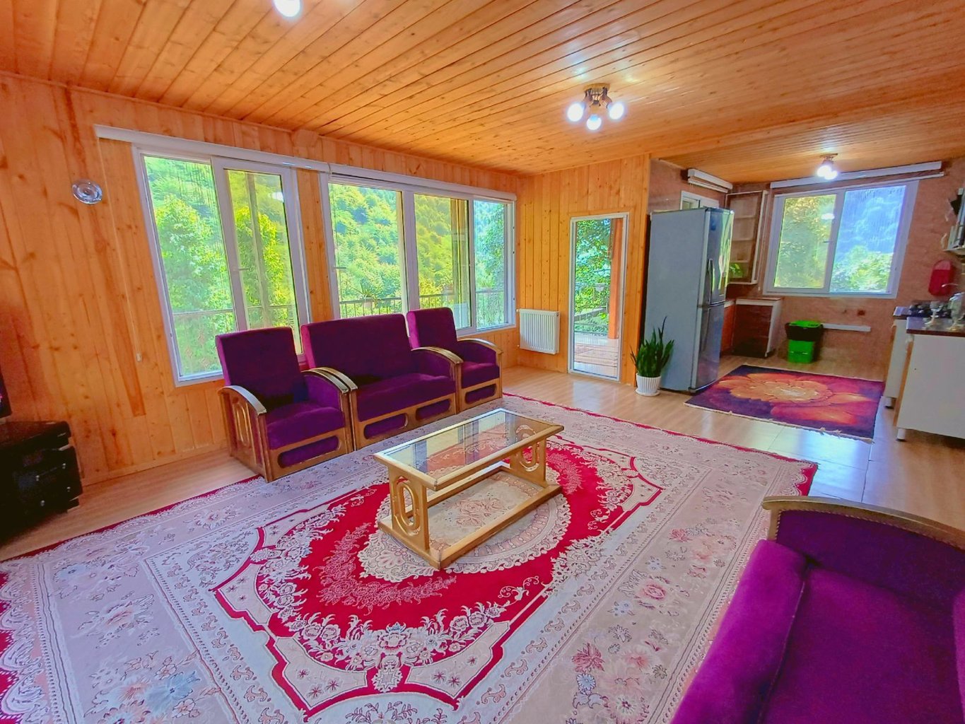 کلبه سه خوابه چوبی آرامش 3