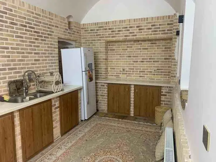 بوم گردی آبابا - واحد کاه گلی - آشپزخانه