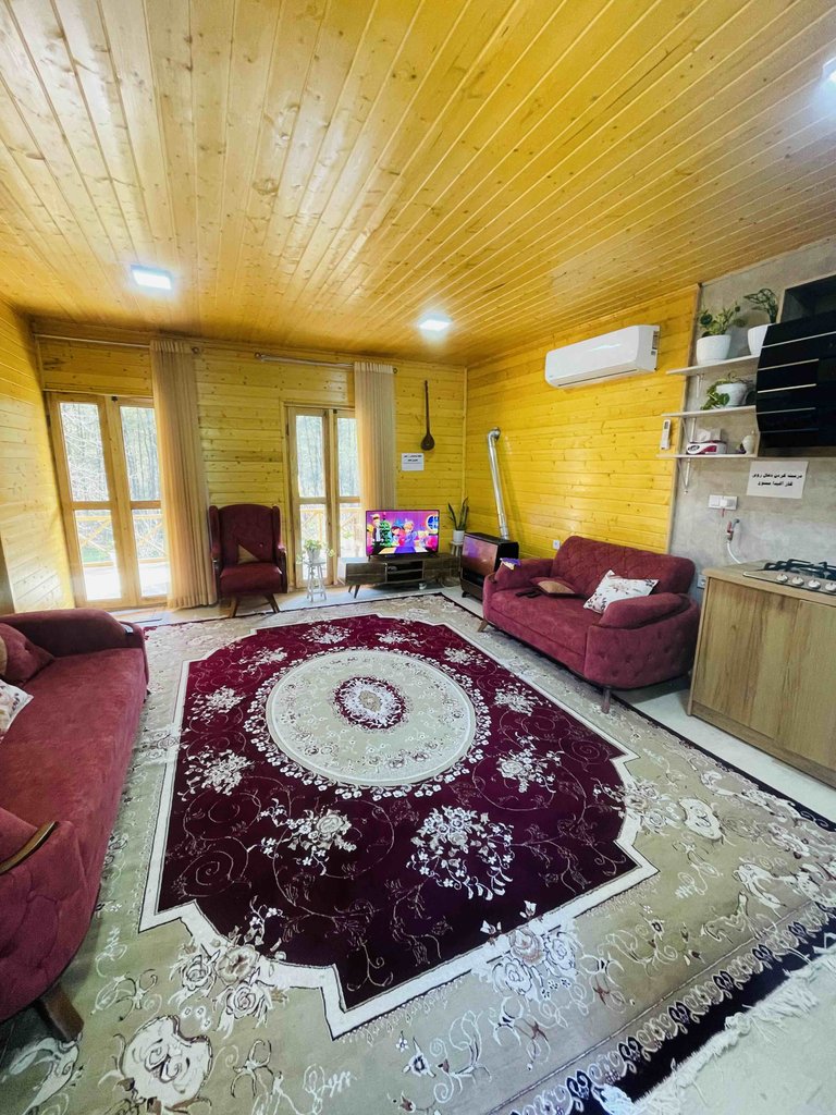 دوخوابه چوبی جنگلی ماهورا