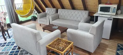 کلبه دوخوابه جنگلی جکوزی دار تودارک