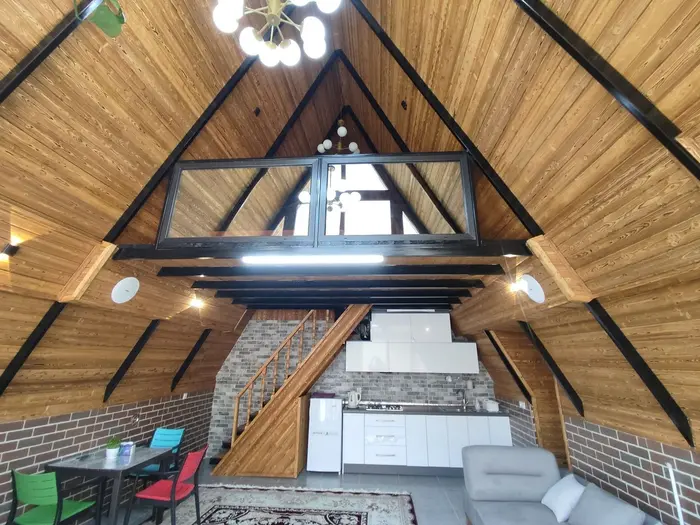 کلبه یک خوابه دوبلکس جکوزی دار ارغوان