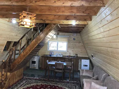 کلبه یک خوابه چوبی پویان