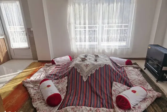 ویلا دوخوابه دوبلکس سپیدار توسکستان - فضای سنتی کرسی