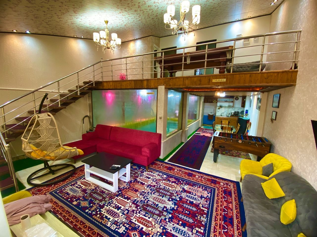 ویلا دوخوابه استخردار زرد