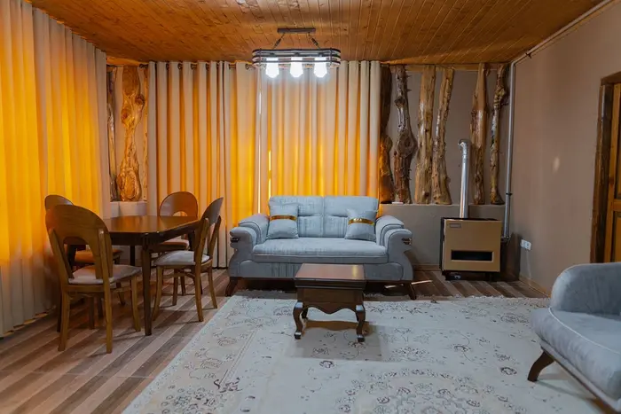 کلبه یک خوابه جنگلی جکوزی دار سی تیکا - واحد ماهور -   