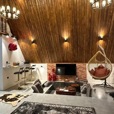 کلبه دوخوابه دوبلکس سوئیسی زرین