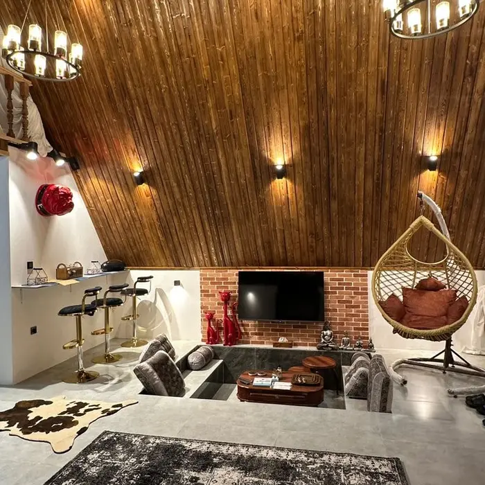 کلبه دوخوابه دوبلکس سوئیسی زرین -