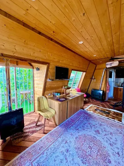 کلبه یک خوابه جنگلی بهشت پاندا