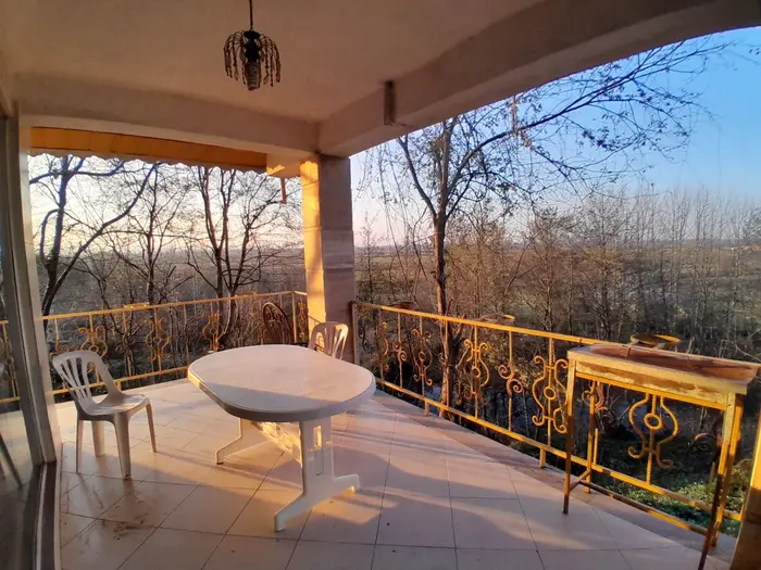 ویلا ویلای جنگلی سفیدرود - تراس و باربیکیو ذغالی