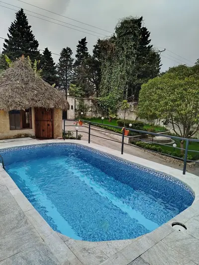 ویلا سه خوابه استخردار آبگرم باغ فضل