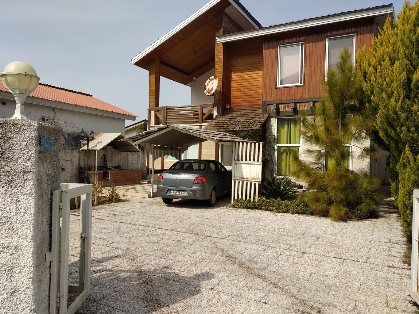 ویلا دوخوابه شهرک مرغابی - محوطه حیاط خصوصی