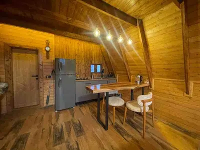 کلبه یک خوابه سوئیسی دوبلکس فانوس