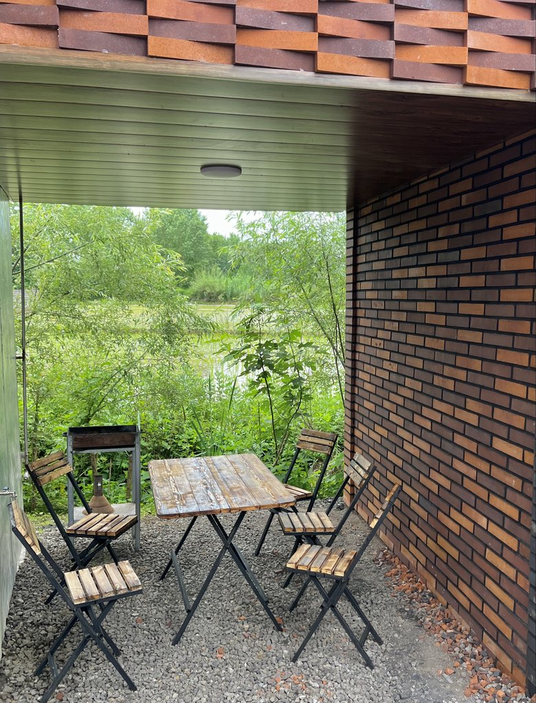 کلبه دوخوابه چوبی سرو