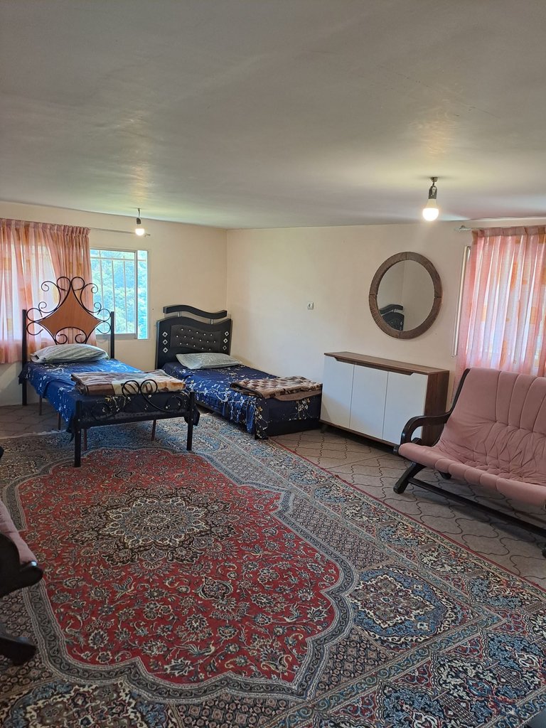 کلبه دوخوابه دوبلکس استخردار آبگرم جنگلی طبیعت