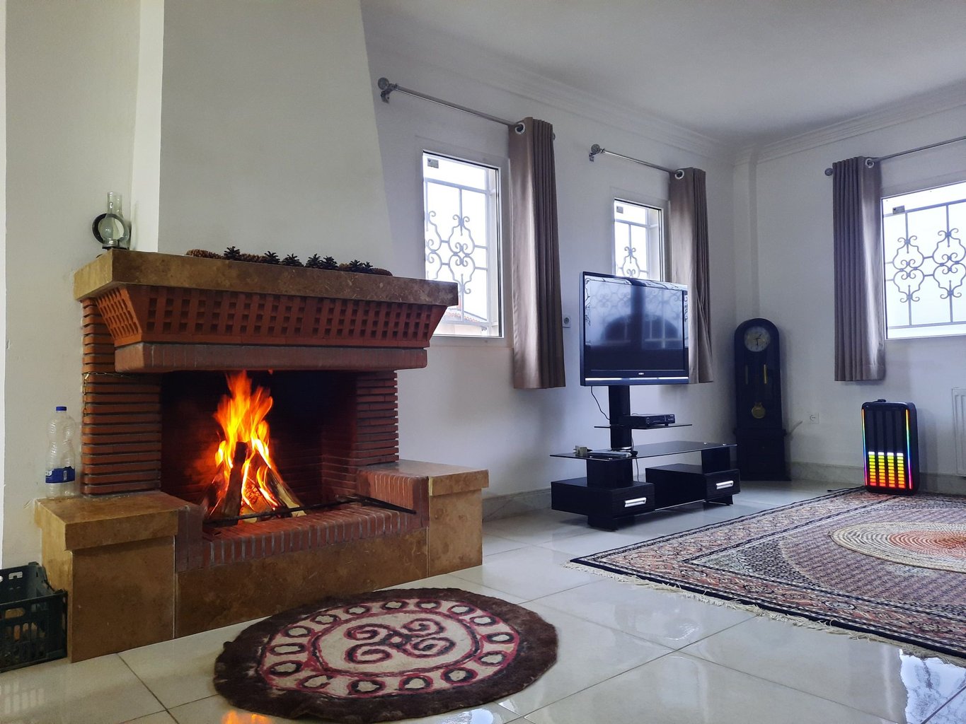 ویلا سه خوابه دوبلکس دومان - شومینه هیزمی 