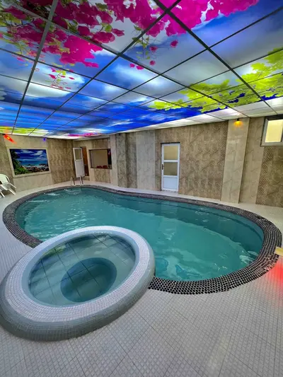 ویلا دوخوابه استخردار آبگرم هندسی اطلس