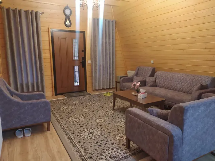 کلبه دوخوابه استخردار آبگرم جنگلی پیرهرات