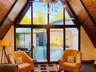 کلبه دوخوابه استخردار آبگرم دربند شمالی 2