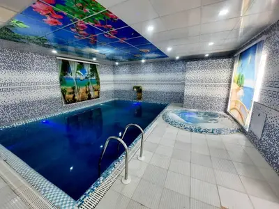 ویلا دوخوابه استخردار آبگرم باغ گندم