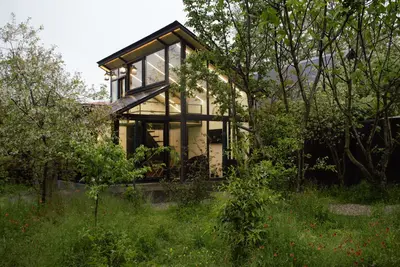 کلبه یک خوابه جنگلی دوبلکس شیشه ای بلور