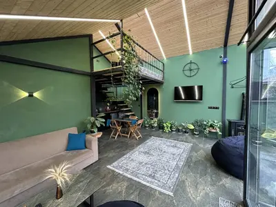 کلبه یک خوابه جنگلی دوبلکس شیشه ای بلور