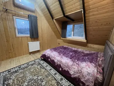 کلبه دوخوابه چوبی نِشا